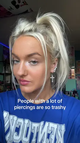 22 #piercings #badatlove #blue #earrings #trend 