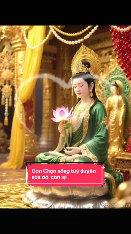Con chọn sống tùy duyên#phatphapnhiemmau #nammoadidaphat🙏🙏🙏 #tamlinh #xhtiktok #viral 