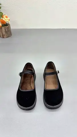 Giày nhung nữ đế bằng êm chân tôn dáng lắm nha#giaynu #giaynuxinh #giayhottrend #giaynhung #giaydep 