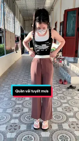 Quần vải siêu nịnh dáng #mọi_người_ủng_hộ #rẻđẹpchấtlượng #nấm_lùn_hách_dáng #quần 