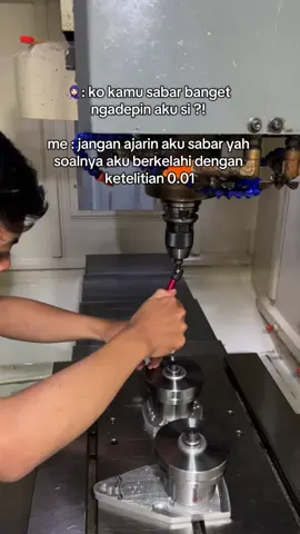 😋😋#opratorcnc #cncmachining #engineering #cncmilling #teknikmesin 