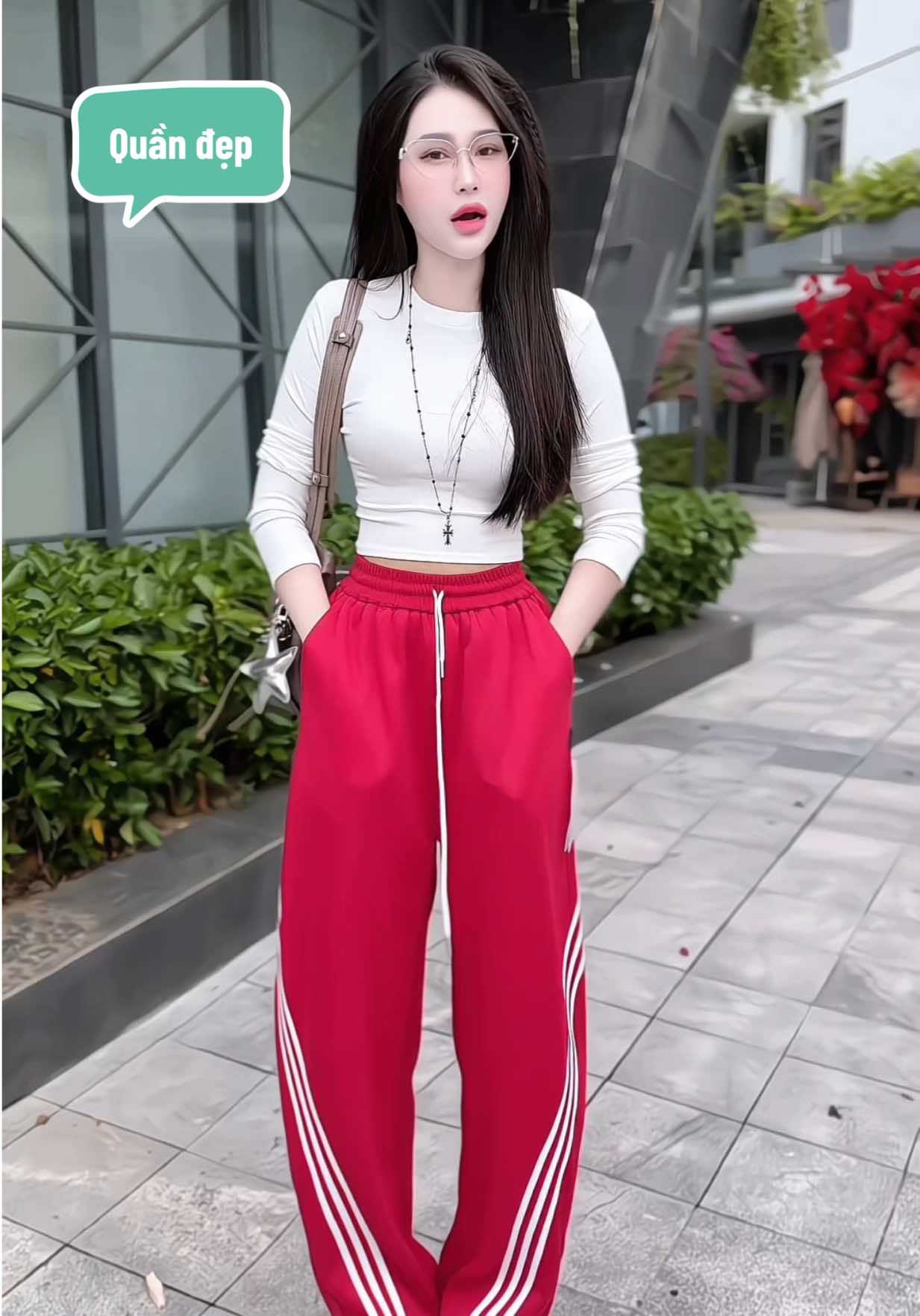 SARA - Quần Nỉ Ống Rộng Form To #thoitrangnu #xuhuong #quanthethao #quandep