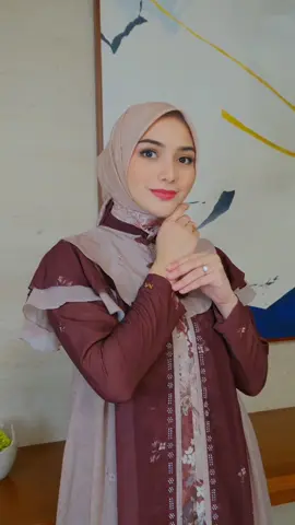 Gamis cantik yang di pakek kak @Citrakirana sudah bisa diorder  #sarimbitratnasari#sarimbitmyzta#sarimbitkeluarga #sarimbit2025 #sarimbitinayalesy