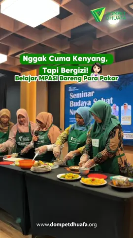 Si kecil lagi masa MPASI? Ingat ya sahabat, MPASI itu bukan cuma soal kenyang tapi juga harus bergizi untuk tumbuh kembang si kecil. Melalui Seminar MPASI bareng LKC Dompet Dhuafa, para pakar (dokter dan ahli gizi) membagikan tips dan praktik langsung bikin MPASI yang bergizi dan nikmat juga menggunakan bahan pangan lokal lhoo. Seminar ini dilaksanakan pada hari Rabu, 12 November 2025 bertempat di Sasana Budaya Rumah Kita – Gedung Filantropi Dompet Dhuafa. Nahh, kalau nanti Dompet Dhuafa ngadain seminar lagi, tema apa yang pengin dibahas? Yuk tulis di kolom komentar!  #SeminarBudayaNusantara #LKCDompetDhuafa #DompetDhuafa
