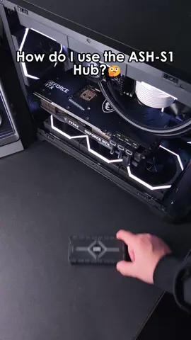 How do I use the ASH-S1 Hub? 🤔 20 seconds and you’re all set! ⚡ If you wanna sync your colors and PWM control, make sure to plug in all the included cables — then you can use the remote to set every preset lighting mode shown in the video ✨ Works with our fans or others, standard or modular, no problem. 🙌 Got something else you’d like us to show next? 👀 💬 #PCBuild #GamingPC #PCGaming #pc #pctips 