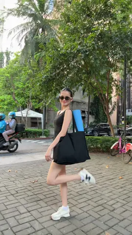 after my 6:30 am hot yoga class 