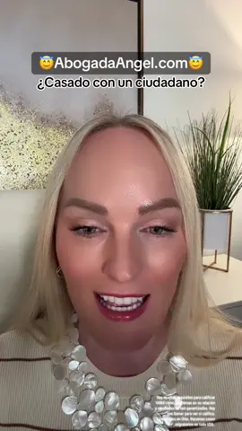 ¿Casado con un ciudadano? 💍 ¡Descubra cómo podría arreglar! 😇📞 800-259-5555 #abogadostiktok #inmigranteslatinos #abogadaangel #latinosenusa #arreglasinsalir  La firma de abogados Lisinski tiene sucede en Dublin, Ohio y se ocupe exclusiva exclusivamente de casos de inmigración federal ya que Angel Lisinski tiene licencia para practicar la ley estatal sólo en Ohio. Los resultados varían y no pueden ser garantizados. El éxito pasado no garantiza resultados futuros. Las publicaciones no constituyen asesoramiento jurídico. No todos califican.