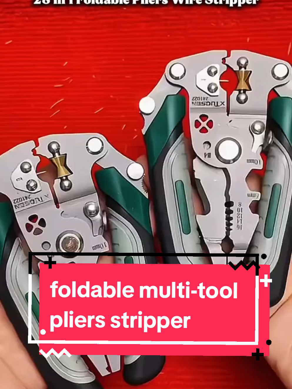 Foldable multi-tool plier for electricians#pliers #plierstripper #multipurposeelectricianplier #multitool #foldableplier 