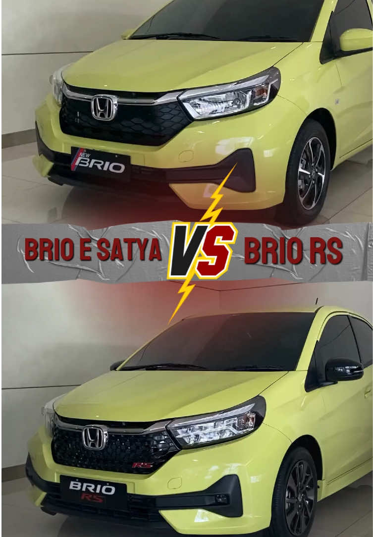 🚗✨ Brio Satya vs Brio RS — sama-sama keren, tapi beda karakter! Dari tampilan luar sampai fitur-fitur modernnya, dua varian ini punya keunggulannya masing-masing. Mau yang tampil sporty dan penuh fitur? Atau yang simple tapi tetap stylish buat harian? Keduanya tetap #HondaBrio yang irit, lincah, dan nyaman dikendarai di jalan perkotaan. 🔥 Tapi kalau kamu harus pilih, lebih cocok yang Satya atau RS nih? Atau kamu nemu perbedaan lain yang belum kami bahas? Tulis di kolom komentar ya! 👇 Follow us for more information about Honda Honda Anugerah  📌Jl Adisucipto no 68, Sleman, Yogyakarta Instagram @hondaanugerah_official  Tiktok : hondaanugerah_official WhatsApp : 0895630364179 #Hondaanugerah #HondaBrio #BrioRS #BrioSatya 