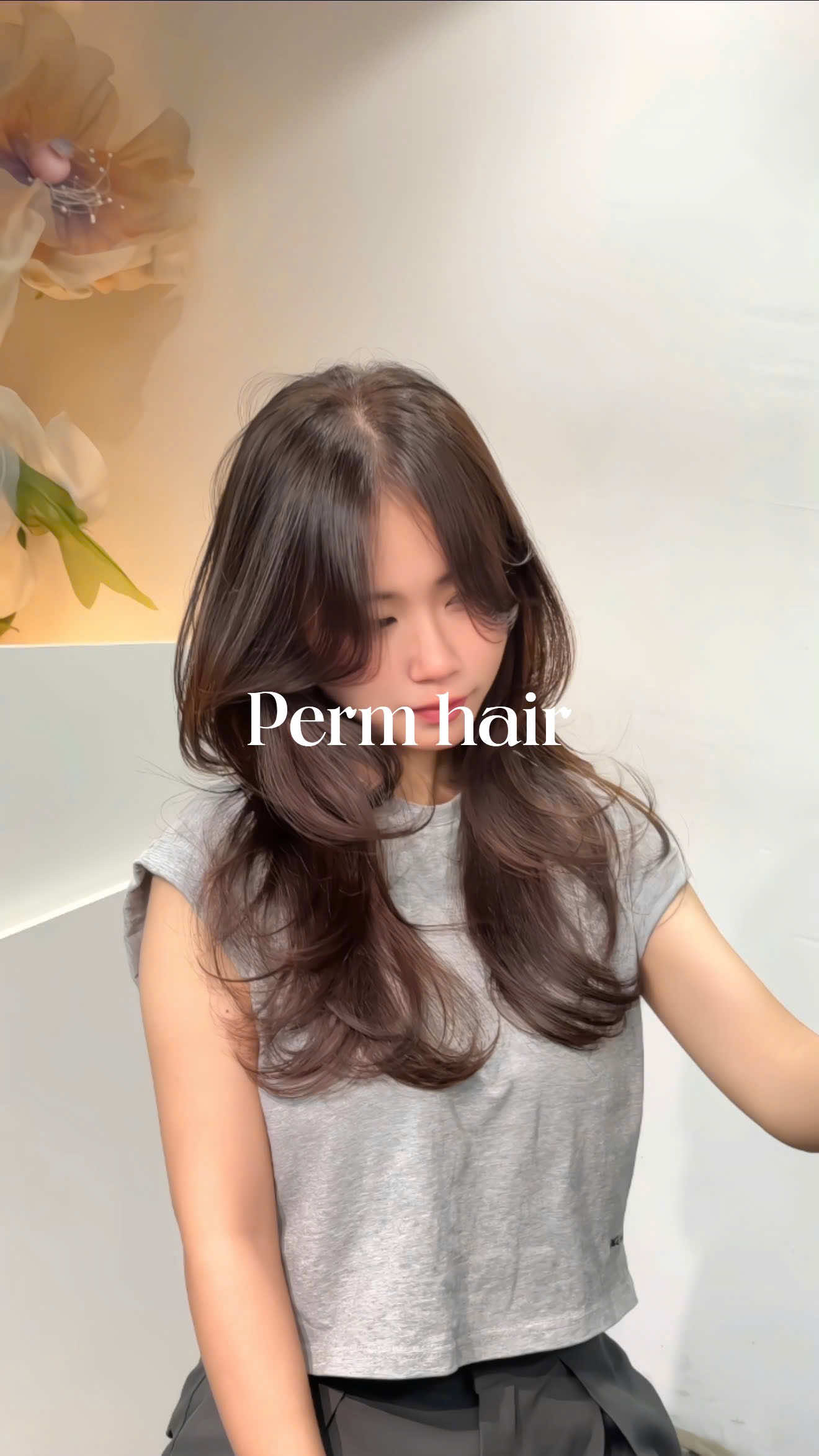 Tóc uốn bồng bềnh, tâm trạng cũng bay bay ☁️ #salonperchanh #hairtok #permhair #haircut #hairstyles 