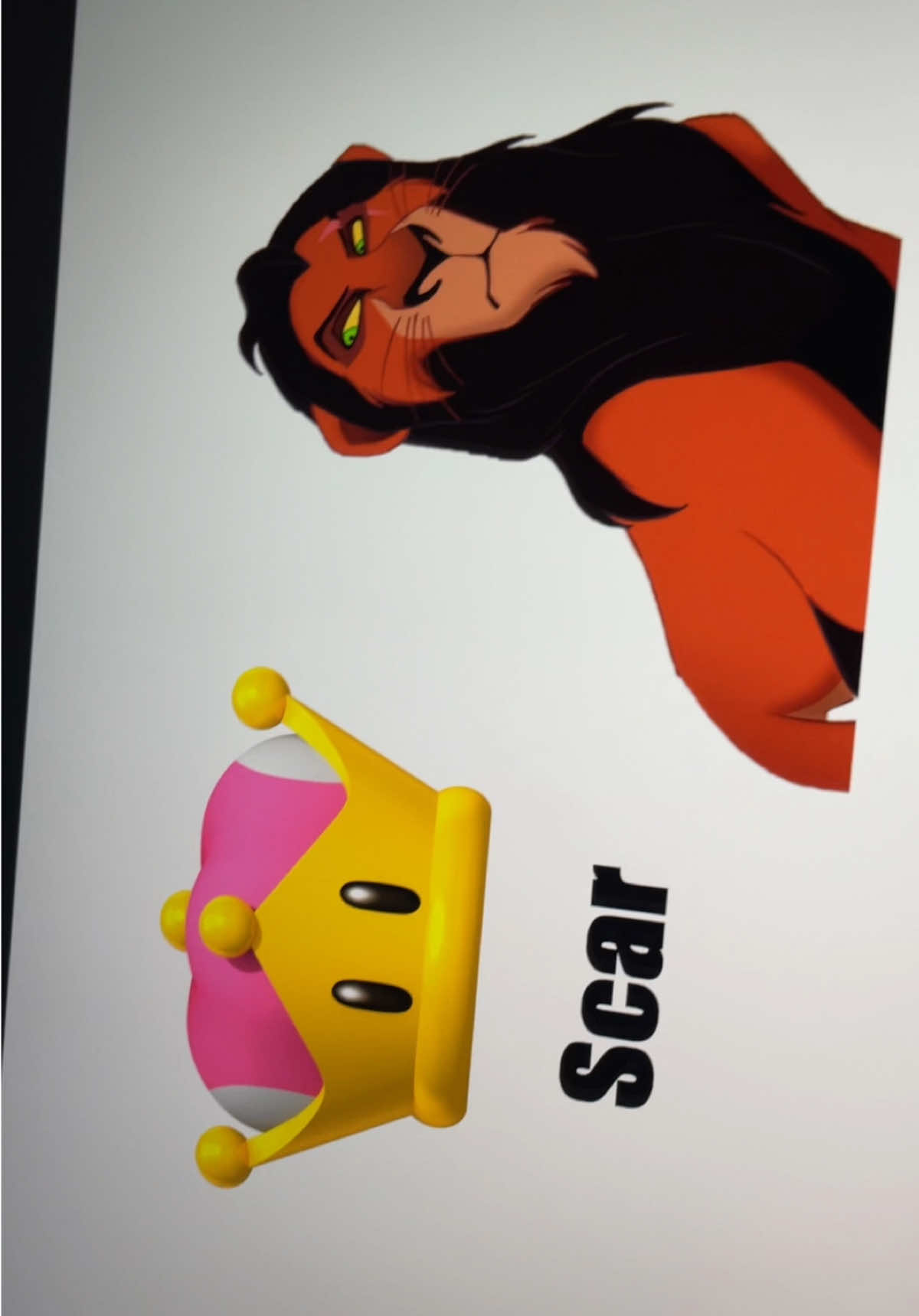 Next super crown drawing that I drew. This time #scar from #lionking #lionkingscar #scarlionking #darkeclipticheart 