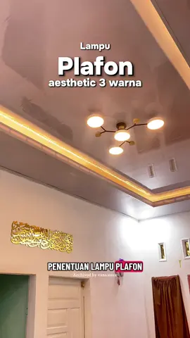 ini namanya lampu Hias plafon Nordik, warna nya bisa berubah-berubah ada 3 warna (white, warm white, yellow) #lampu #lampuhias #lampugantung #lampuplafon