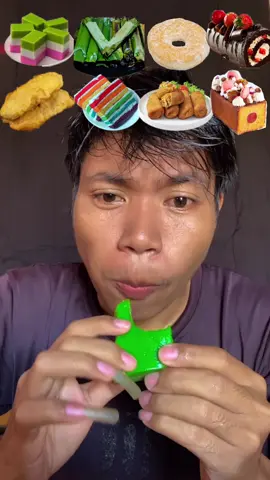 Warna warni bangat ni kue jaman dulu #kue #kuejadul #mukbang #asmr #fyp 