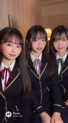 お嬢様学校の3人#fyp