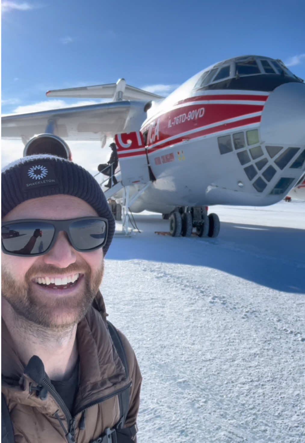 I flew to Antarctica from Cape Town in Soutb Africa #antarctica 