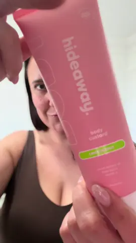 Has anyone tried Hideaway’s Body Custard? If not, you’re missing out. With so many different scents to choose from, it’ll be hard to pick @hideaway #hideaway #skincare #skincareroutine #BeautyTok #ugc
