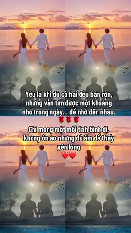 Đôi khi, hạnh phúc chỉ là một tin nhắn đến đúng lúc — “Anh biết em mệt rồi, nghỉ ngơi đi nhé.”  #TìnhYêuBìnhDị #YêuLặngLẽ #TrưởngThànhTrongTìnhYêu #ChạmĐếnCảmXúc #ViralCaption 