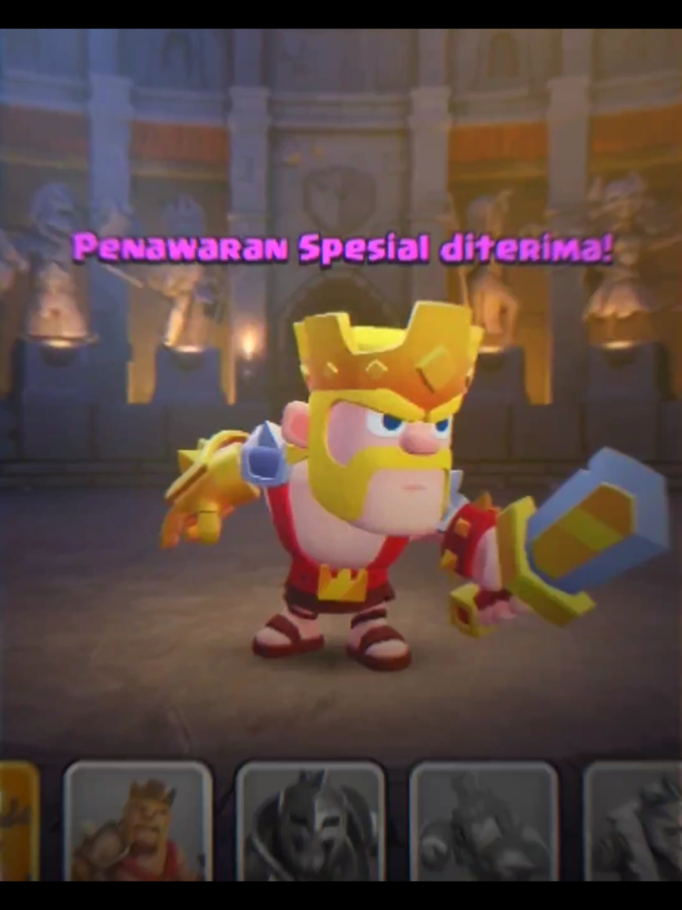 lumayan skin barking gratis wok😋 #clashofclans 