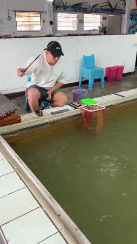 今日雙份快樂  釣蝦快樂 雙鉤快樂😁 #教練 #公蝦 #釣蝦日常 #龍吟 