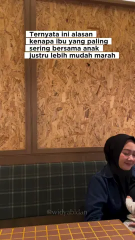 Selalu menghadapi tangisan, rengekan dan kebutuhan anak tanpa henti bikin hormon stress (kortisol) bekerja terus menerus dan bikin ibu lebih sensitif sama hal hal kecil.  kalau ibu sering marah, itu bukan karena ibu kurang baik...  tapi karena ibu juga manusia, yang sedang bertarung dengan perubahan hormon. 