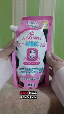 Abonne spa milk salt 350g. #abonne #abonnespamilksalt  #spamilksalt #scrub #fyp 