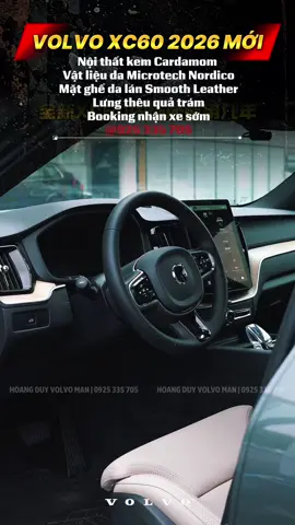 Nội thất kem cho những người thích tông sáng . Booking nhận xe sớm #volvo #volvoxc60 #volvoxc60recharge #volvoxc602026 