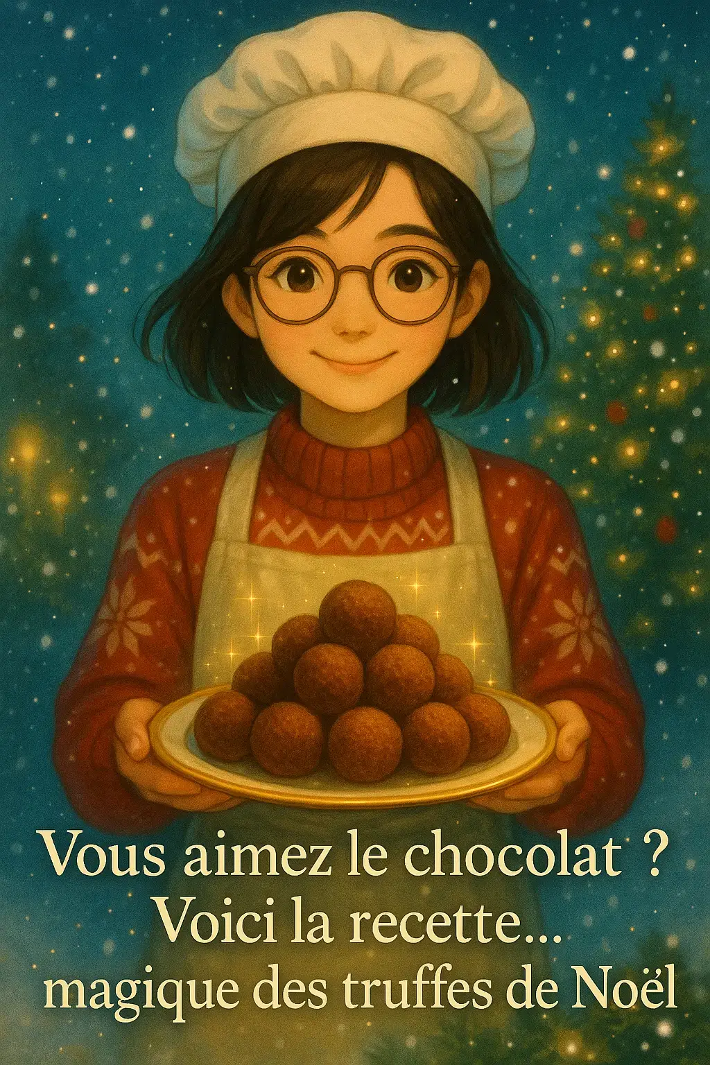 🍫✨ Recette des Truffes au Chocolat  Maison & excellente 🤯😋 Des truffes fondantes, gourmandes et faciles à faire : parfaites pour Noël, pour offrir, ou juste pour se régaler ! 🎄 🧈 Ingrédients : 200 g de chocolat noir 100 g de beurre 1 jaune d’œuf 100 g de sucre glace Cacao en poudre (pour l’enrobage) 🍫 Étape 1 — Faire fondre Faites fondre le chocolat + le beurre ensemble au bain-marie, doucement, jusqu’à obtenir une texture lisse, brillante et homogène. 🥚 Étape 2 — Ajouter le jaune d’œuf et le sucre glace Retirez du feu, laissez tiédir un peu puis ajoutez : • Le jaune d’œuf • Le sucre glace Mélangez jusqu’à obtenir une préparation bien crémeuse et dense. ❄️ Étape 3 — Mettre au frigo Placez la préparation au réfrigérateur 1h à 2h, jusqu’à ce qu’elle soit suffisamment ferme pour être travaillée. 🍪 Étape 4 — Former les truffes Avec des gants , prélevez une portion de pâte et roulez des petites boules régulières. 🍫 Étape 5 — Rouler dans le cacao Roulez chaque truffe dans du cacao en poudre pour les enrober. Vous pouvez aussi varier : noix de coco, noisettes, pistaches, sucre cacao… ❄️ Conservation : Conservez vos truffes dans une boîte hermétique, 7 à 10 jours au frigo. Elles sont encore meilleures après 5 minutes à température ambiante ! ✨ Bon appétit ! Régalez-vous !!! et si la recette vous plaît, n’hésitez pas à vous abonner pour d’autres recettes et DIY ! 💛🍫 #DIY  #gourmand #noel #recettefacile #faitmaison 