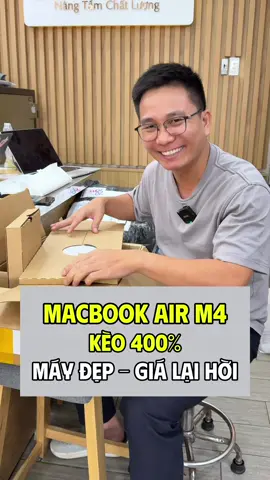 Macbook Air M4 cỡ này đủ ngon chưa quý dzị? 400% thì phải vậy thôi hehe #macbookairm4 #2tmobile 