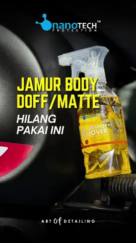 WATERSPOT REMOVER untuk pembersih jamur cat doff bisa banget. #nanotechprotection #waterspotremover #pembersihjamurbodymobil #pembersihjamurbody #waterspotremoval 