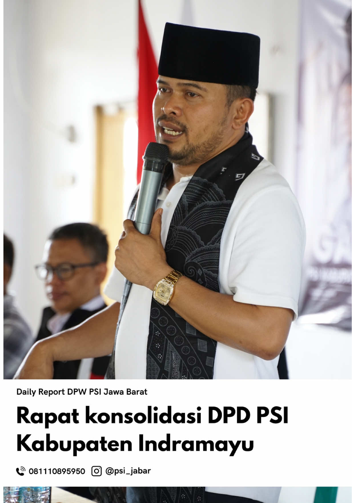Dewan Pimpinan Wilayah (DPW) Partai Solidaritas Indonesia (PSI) Jawa Barat terus memperkuat struktur dan strategi di tingkat daerah. Kali ini, DPW PSI Jawa Barat menggelar Rapat Konsolidasi DPD PSI Kabupaten Indramayu.  #psi #psijabar #dpwpsijawabarat  @Partai Solidaritas Indonesia @ABANG IJO HAPIDIN WABUP PWK 