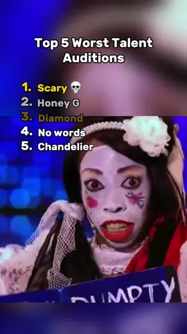 Top 5 worst talent singing auditions 😂 #worstauditions #bgt #xfactor #funnyauditions 