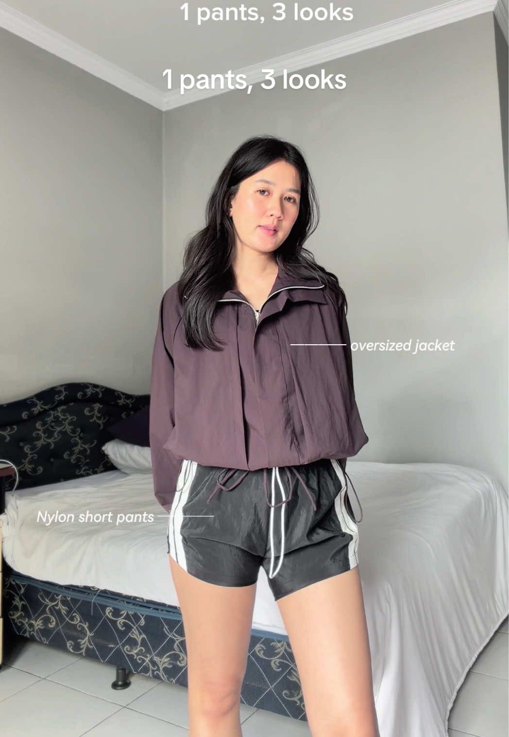 this shorts goes with everything 💕 apalagi buat olahraga soalnya bahan nya ringan bgtt