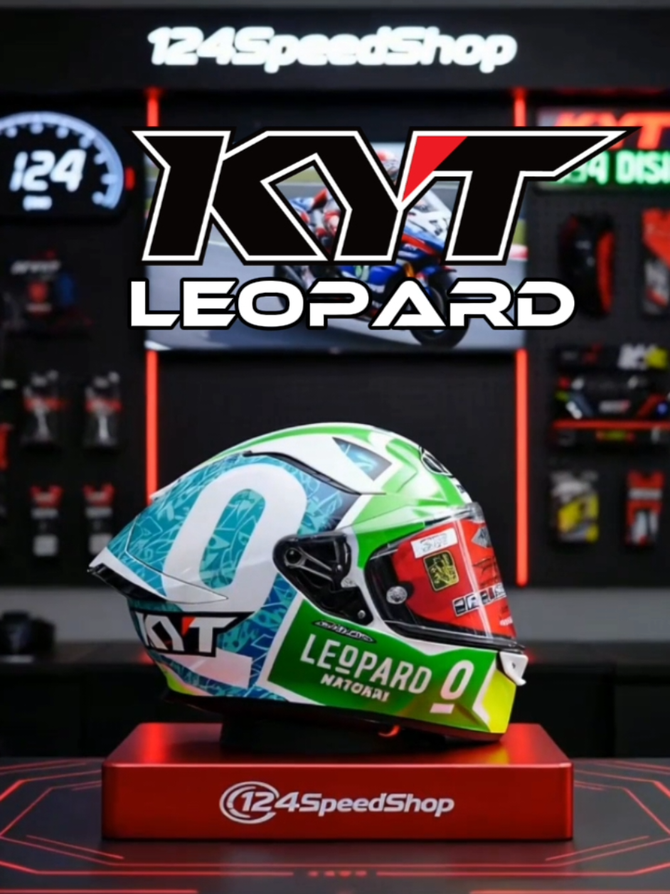 Bukan sekadar helm — ini identitas seorang rider sejati. 🏁 helm KYT LEOPARD  #KYT #HelmKYT #KYTLeopard #HelmFullFace #RacingLook 