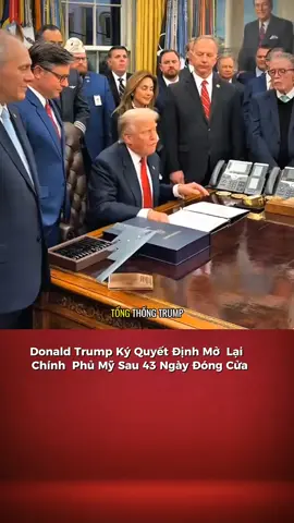 Chính Phủ Mỹ mở cửa trở lại #my #donaldtrump #tintuc #viral #foryou 