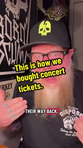This is how we bought concert tickets back in the day before the internet. #90s #nostalgia #concert #tickets #livemusic 