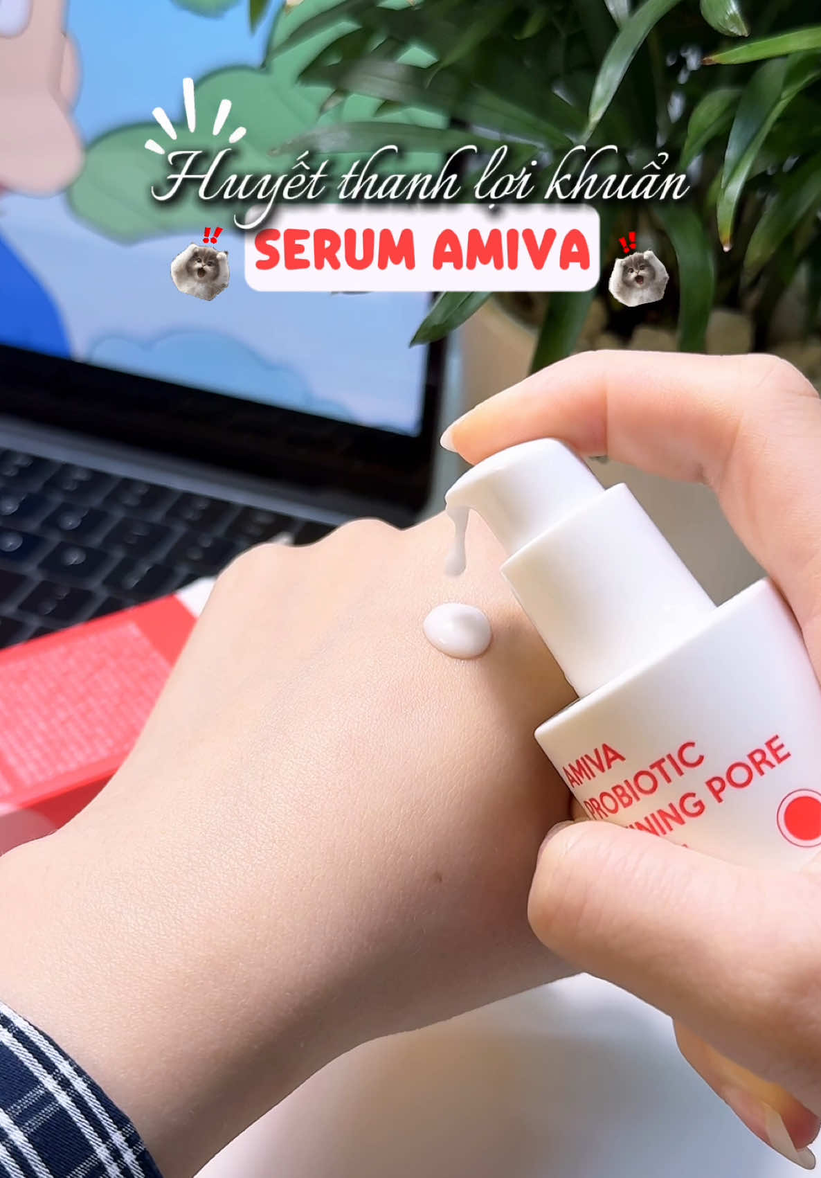 Mấy bà da sần, lỗ chân lông đâu hết rùii🥹 @Lê Vân Anh Cosmetic #levananh #myphamlevananh #amiva #serum #skincare 