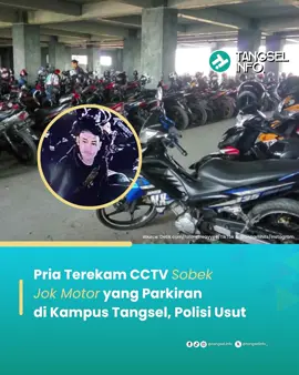 Video rekaman CCTV memperlihatkan seorang pria merobek jok motor di parkiran kampus daerah Tangerang Selatan (Tangsel). Polisi menyelidiki kasus tersebut. Dari video yang dilihat detikcom, Kamis (13/11/2025), terlihat pria berjalan di parkiran. Ia kemudian terlihat secara acak merobek jok motor menggunakan pisau. Kemudian video lainnya memperlihatkan belasan motor dengan kondisi jok yang robek akibat benda tajam. Dinarasikan, peristiwa itu terjadi di lantai 3 area parkiran kampus, kawasan Tangsel pada Selasa (11/11). Dimintai konfirmasi terpisah, Kapolsek Serpong Kompol Suhardono mengatakan pihaknya saat ini tengah mengecek tempat kejadian perkara (TKP). Polisi saat ini masih menyelidiki kasus tersebut. 