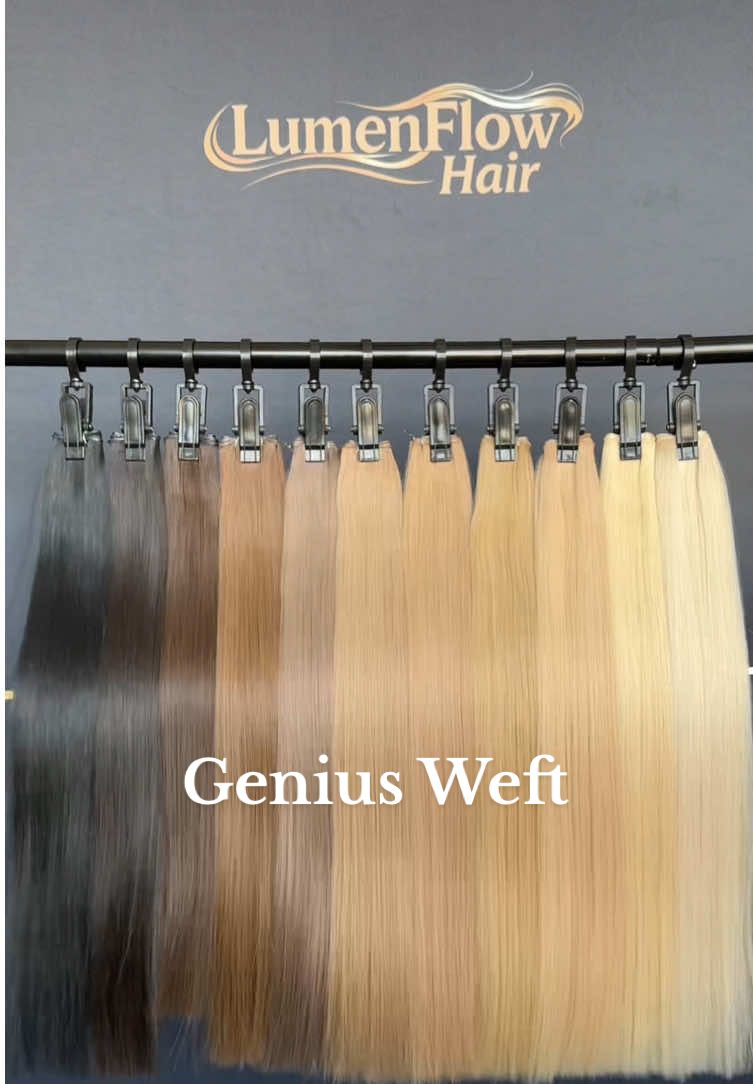 Natural series are waiting for you❣️ We show amazing genius weft in all styles—soft, seamless, perfect for any look!👌💓 #hairextensions #hair #geniusweft #highqualityhair #lumenflowhairextensions 