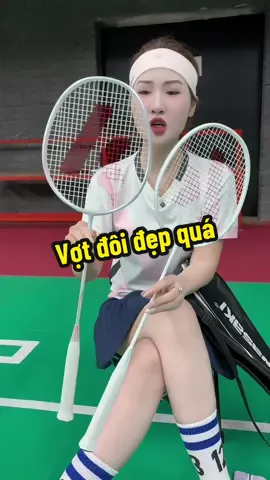 Trả lời @阮文南🫀 sắm được đôi vợt cho 2chong chơi ưng ý #emanhthethao #setthethao #votcaulong #votcaulongchinhhang 