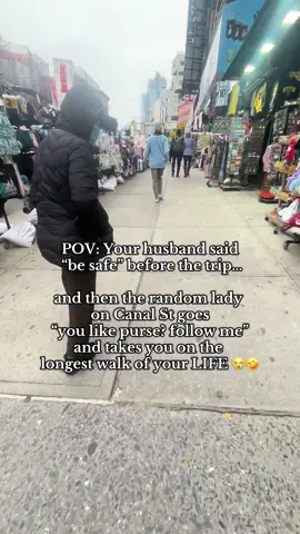 followed her for almost 10 blocks and didn’t even end up getting anything from her 😭 #canalstreet #nyc #nytrip #soho #chinatownnyc 