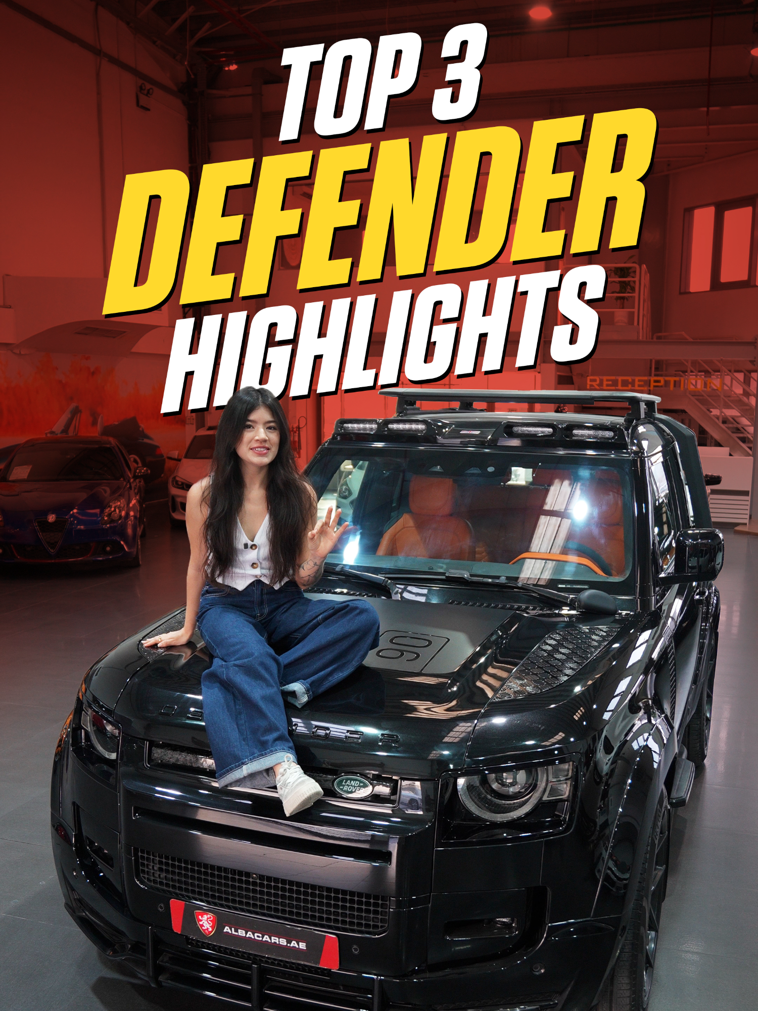 The Land Rover Defender isn’t just a legend, it’s packed with features that make every drive epic. From rugged capability to refined luxury, we break down the three best things about this iconic SUV. 👉 Come to Alba Cars and experience it for yourself. #AlbaCars #DubaiCars #LandRoverDefender #LuxurySUV #CarContentDaily #CarCulture #DreamCarDubai
