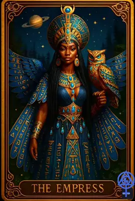 The  Empress represents the divine feminine, embodying fertility, nurturing, creativity, and abundance. She is the Earth Mother, symbolizing the life-giving power of nature, the ability to create and bring forth new ideas or projects, and a deep connection to the physical world through the senses. The card encourages embracing self-care, compassion, and the joys of life while also reminding us of our innate power to manifest and grow. 𓁧𓂀𓆃TheEmpress🔻𓉢△▽ HAPPY JUPITER THURSDAY 🌟🪄🦋🌐💎🩻🦸🏿‍♀️🫆💫#Group7 ✨️5D Shift is here. And we Operate on Love💙✨️🪄 & Creativity Change your Vibe find your Tribe. 3rd 👁Eye🔵🪬CHAKRA ENERGY ⧊sè𓁧𓂀𓆃𓉢👁🔻☥𓁧𓂀𓆃TheEmpress🔻𓉢△▽#Starseed #fypchallenge #fypシ 