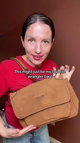 This leather wrangler bag is so roomy and good! 23% off for the Black Friday sale from 11/12-12/2!  @Rustic Charm Bootic   #wrangler #leatherpurse  #shoulderbag #wranglerpurse #tiktokshopblackfriday  