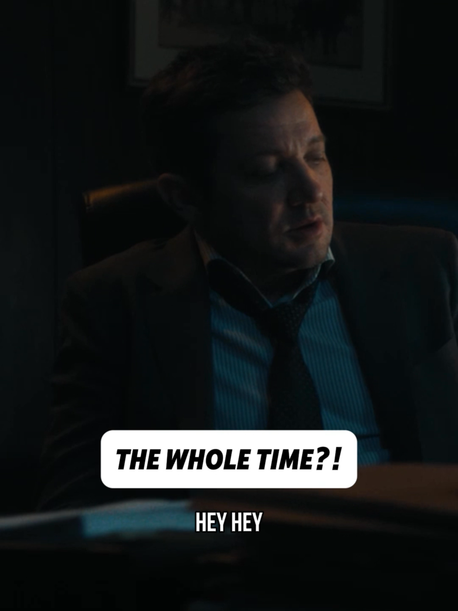 The secret is out. #MayorOfKingstown #ParamountPlus #LauraBenanti #JeremyRenner