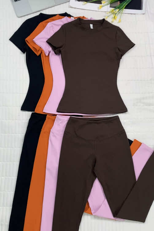 Women’s 2-Piece Active Set • Short-Sleeve Tee & High-Waisted Pants • Breathable Quick-Dry Outfit for Yoga, Running & Everyday Comfort #Activewear #TwoPieceSet #CrewNeckTee #HighWaistSweatpants #YogaFit #RunningGear #WorkoutClothes #BreathableFabric #QuickDry #OOTD #SummerActivewear #WorkoutSet #HighWaistedLeggings #BreathableFabric #QuickDry #SolidTee #ActivewearStyle #IndoorOutdoorWear #GymEssentials #FitnessFashion #ComfortableFit #outfitgym #outfitgymmotivacion #outfitideas #gym #unboxing #giftguide #clothinghaul #creatorsearchinsights #ootdinspo #2pieceset #casualoutfits #casualstyle #TikTokShop #tiktokshopfinds #tiktokshopaffiliate #Casual #style #outfits #dealforyoudays #tiktokshopbacktoschool #fallfreshness #TikTokShopBlackFriday #TikTokShopCyberMonday #spotlightfinds 