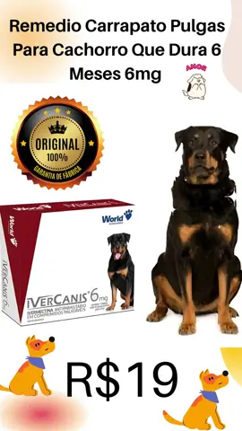🐕‍🦺R$ 19 Reais  Remédio para Carrapatos para Cachorro 🐕 Dura 6 meses 🦮 Comenta Quero ❤️  #mercadolivre #remediodecarrapatos #pet #cachorro #cachorrofeliz #cachorrofeliznotiktok  #viral #videoviral 