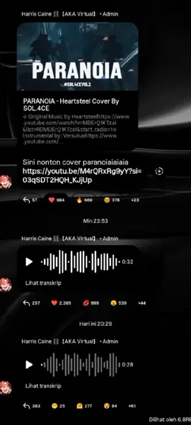 ada aj gebrakannya.. || ramein gusy #lewatberandafypシ #fyp #cainmates⛓️ #harriscaine [@Harris Caine ⛓️【AKA Virtual】] 