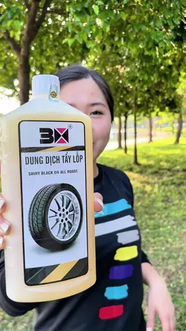 Dung dịch tẩy lốp xe chuyên dụng 3X #taylopxe #xuhuong #bongbuongbinh 