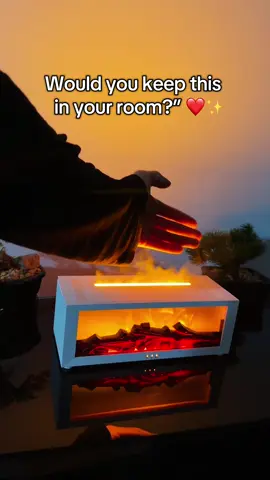 Would this light your nights?” ✨🔥 #CozyVibes #AestheticHome #FireplaceVibes #RelaxingRoom #WinterVibes