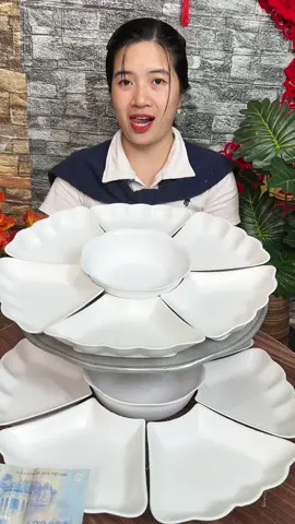 Combo 2 bộ bát đĩa hoa mặt trời #trinhlunglinh3 #batdiadep 